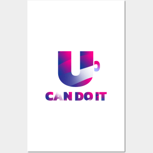 You can do it | Creative Design Posters and Art